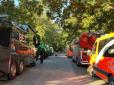 На околицях Берліну горить склад з амуніцією і боєприпасами. Причиною пожежі став вибух